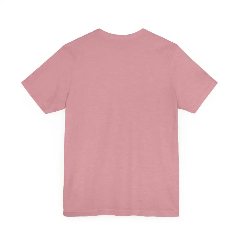 Pink short-sleeved t-shirt from Newport Surfing Inspired Unisex Jersey Tee collection