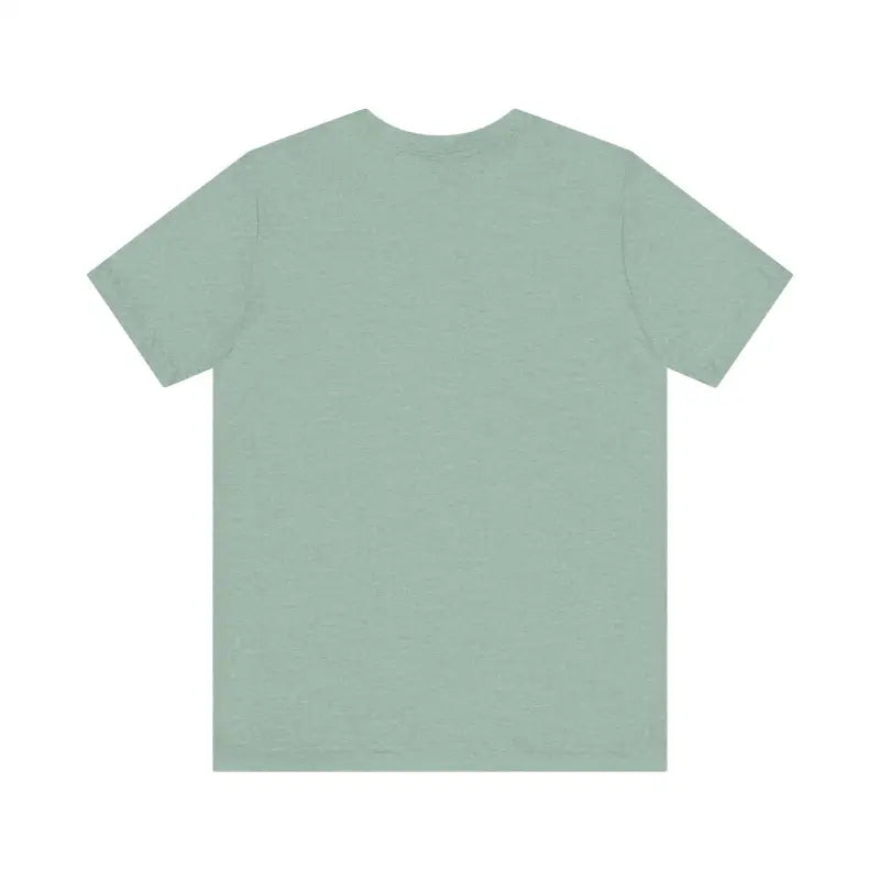 Seafoam green Newport Surfing Inspired Unisex Jersey Tee displayed on a flat surface