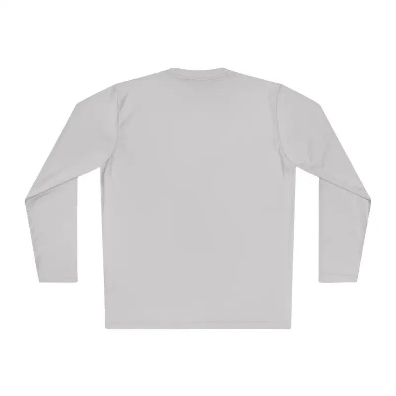 Gray long-sleeved shirt from Newport Unisex Lightweight Long Sleeve Tee collection