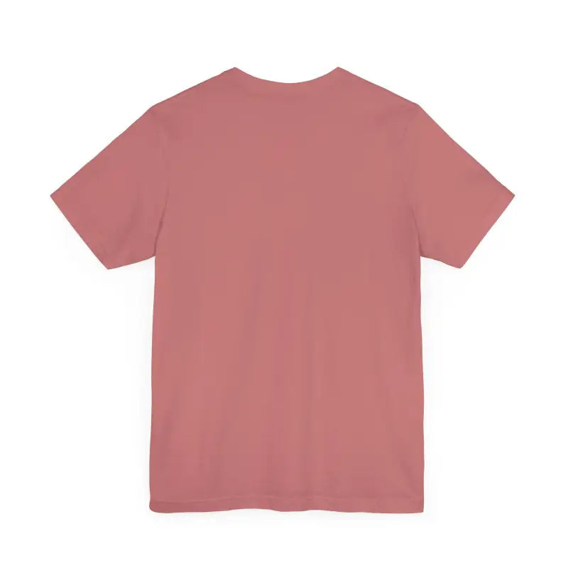 Rose-colored t-shirt from Nobody Likes a Shady Beach Unisex Tee collection