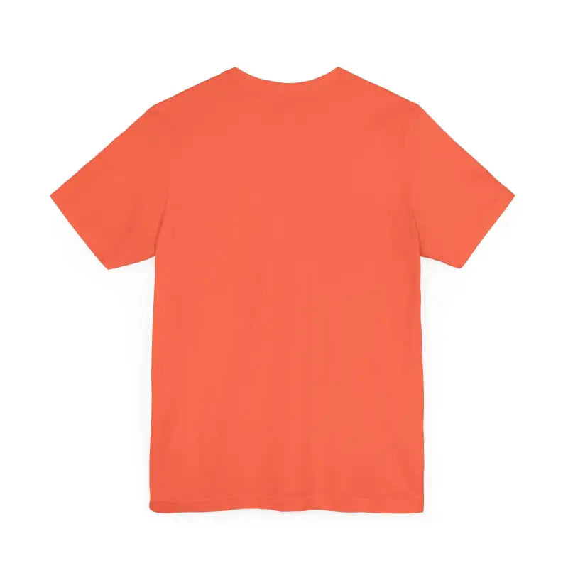 Orange short-sleeved Nobody Likes a Shady Beach Unisex Tee for casual wear