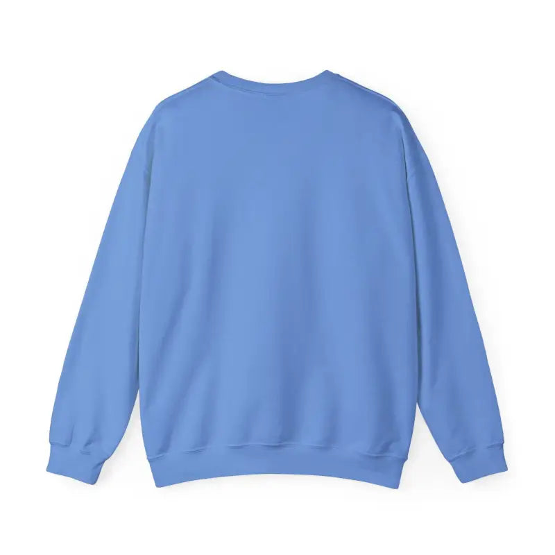 Blue long-sleeved sweatshirt featuring Oh Bite Me Fishing design for casual wear