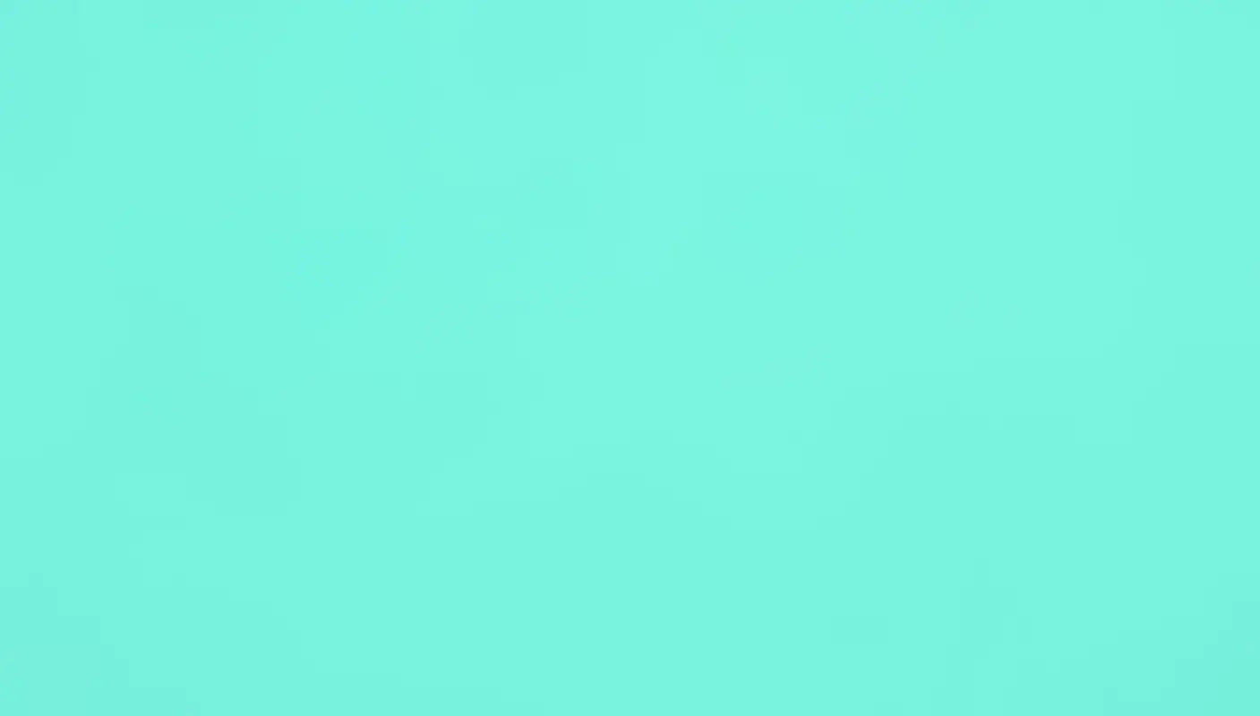 Solid aquamarine background for Orange Surfing Reindeer T Shirt product display