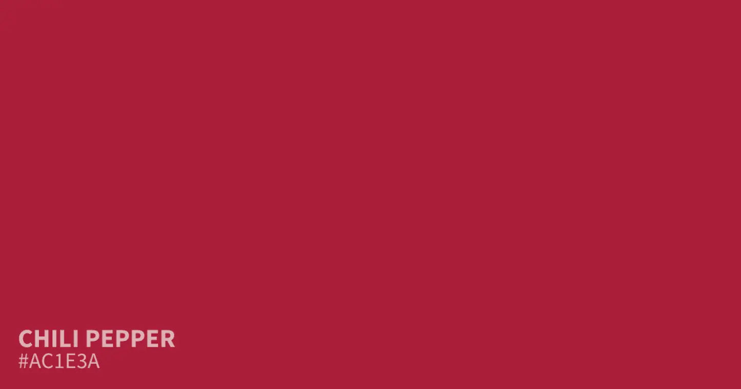 Chili pepper colored swatch for Orange Surfing Reindeer T Shirt design