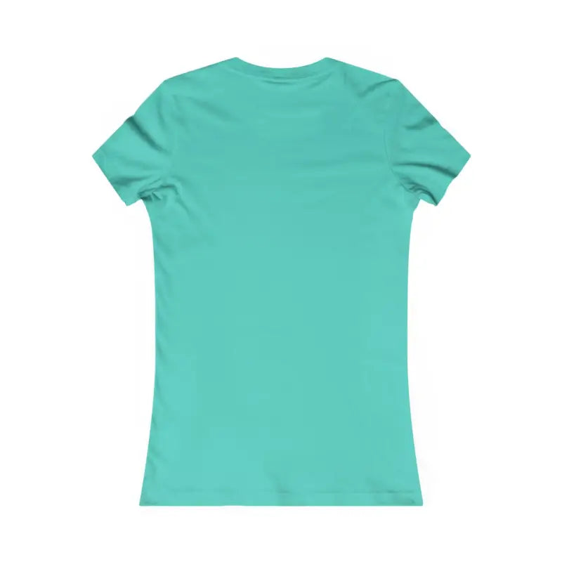 Aqua women’s Plant Mom T Shirt featuring a fern design for nature lovers