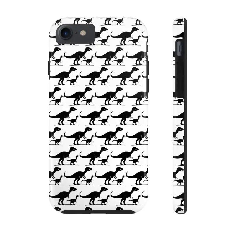 Dinosaur-patterned phone case for iPhone 16 featuring a prehistoric design