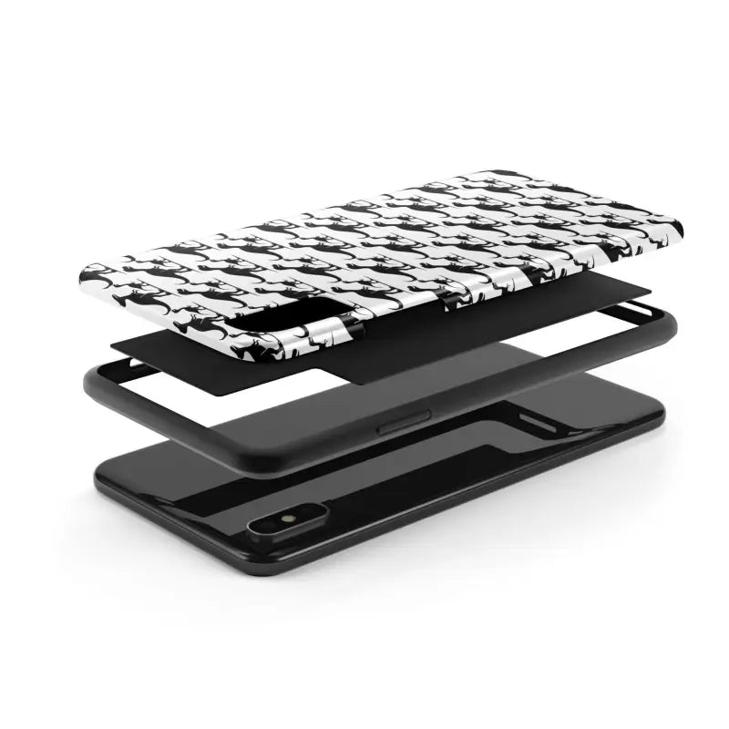 Exploded view of Prehistoric Dinosaur Pattern Phone Case for iPhone 16
