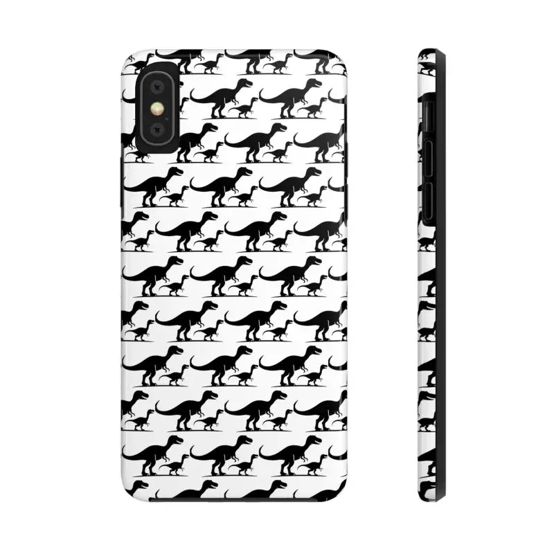 Dinosaur-patterned phone case for iPhone 11 Pro Max with a vibrant prehistoric design