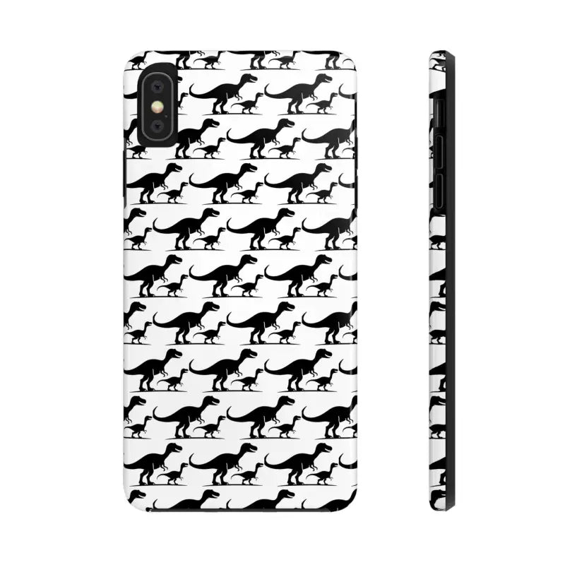 Dinosaur-patterned phone case for iPhone 11 Pro Max showcasing a prehistoric design