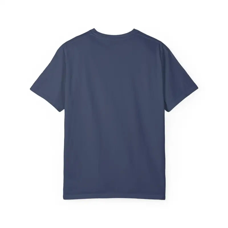 Navy blue Retro Beach Collage T Shirt showcasing stylish beach-themed graphics