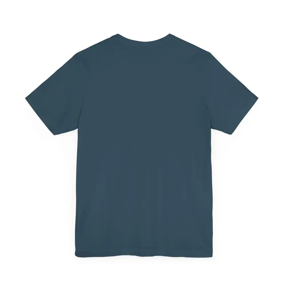 Dark teal Rhode Island Beach Vibes Unisex Tee Shirt displayed for online shopping