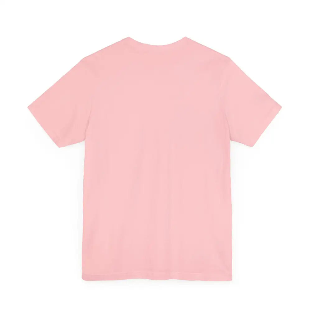 Pink short-sleeved Rhode Island Beach Vibes Unisex Tee Shirt for casual summer wear