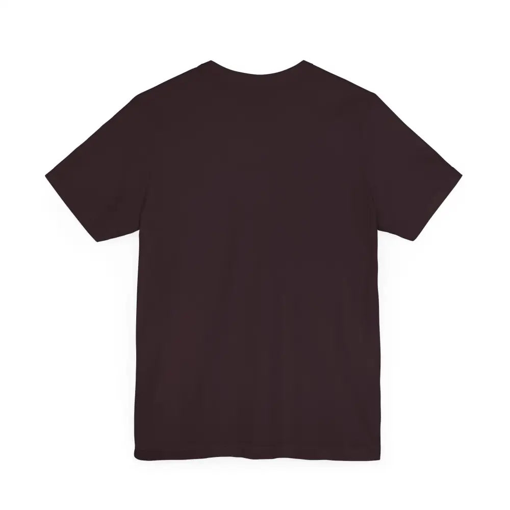 Dark brown Rhode Island Beach Vibes Unisex Tee Shirt displayed on a neutral background