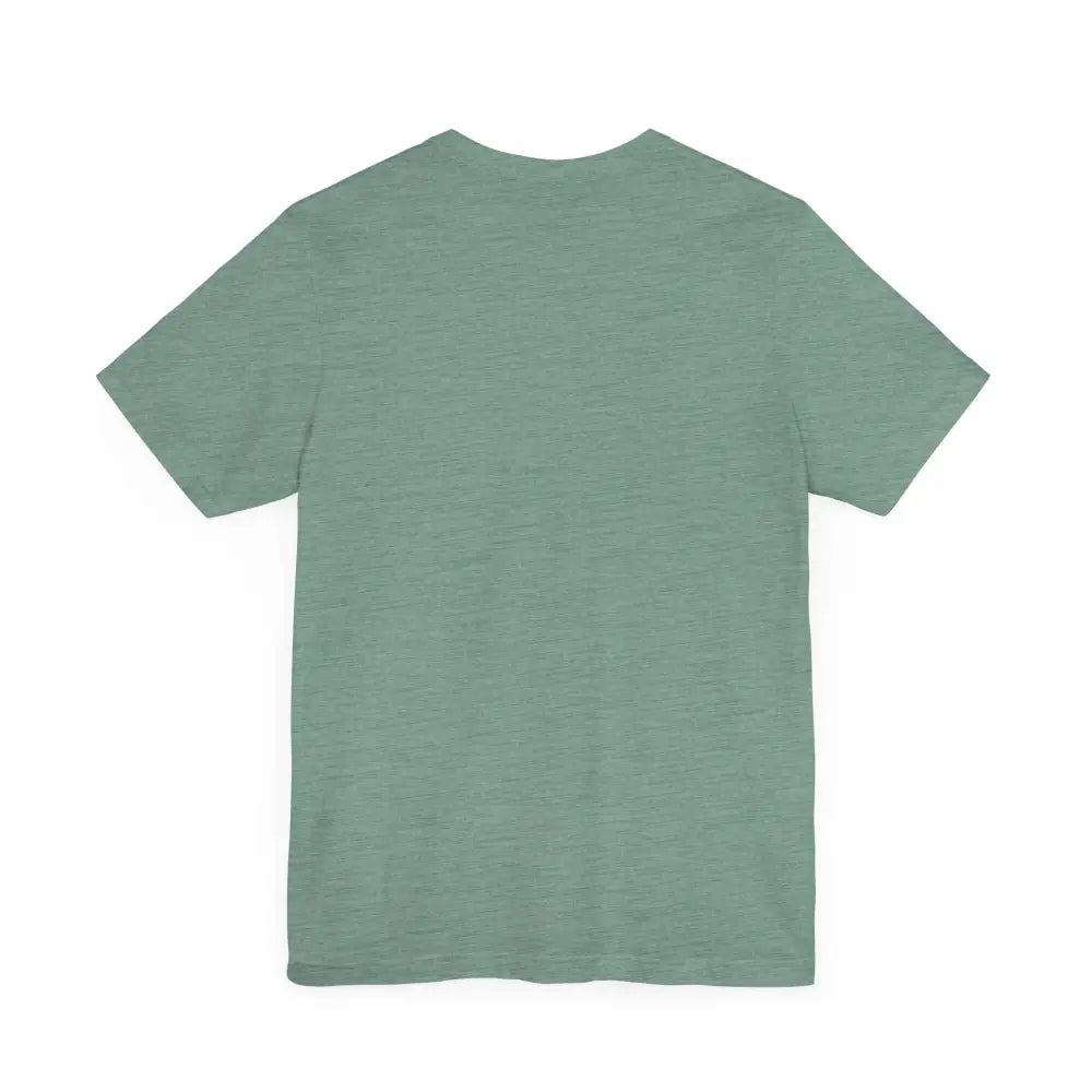 Green short-sleeved Rhode Island Beach Vibes Unisex Tee Shirt for casual wear