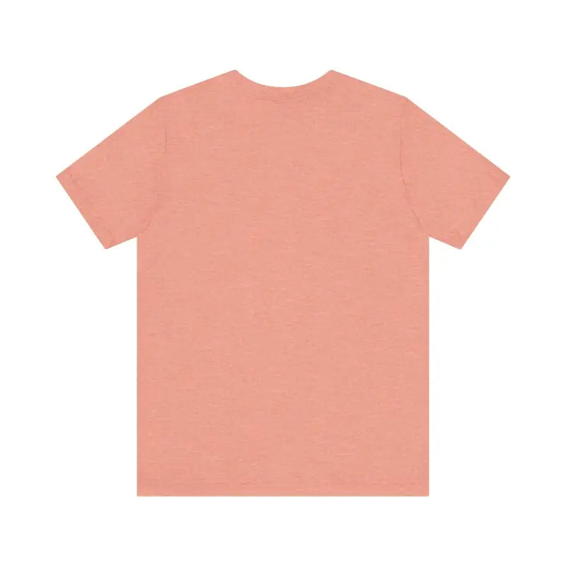 Salmon-colored Rhode Island Bridge Graphic Tee unisex short sleeve T-shirt displayed