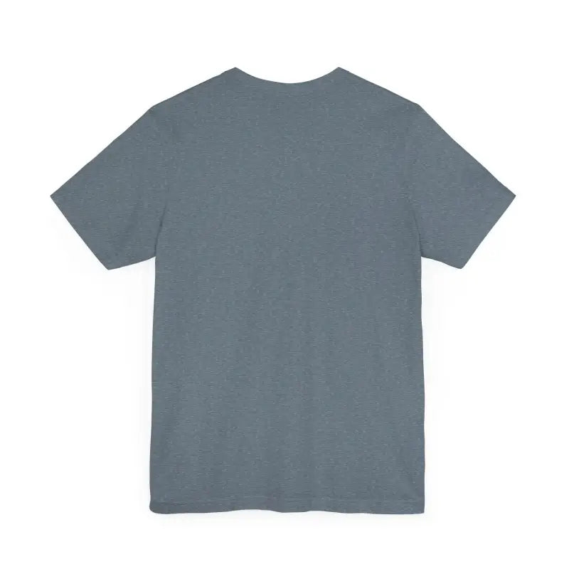 Gray short-sleeved Rhode Island Graphic Tee in pink unisex jersey style