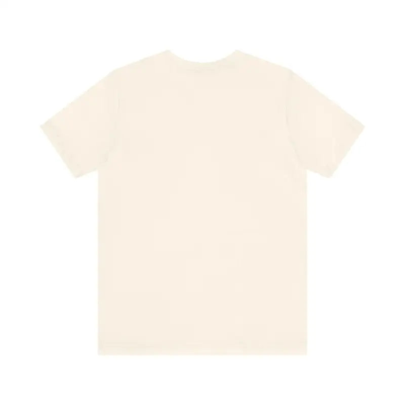 Plain cream-colored t-shirt from the Rhode Island Graphic Tee Pink Unisex Jersey collection