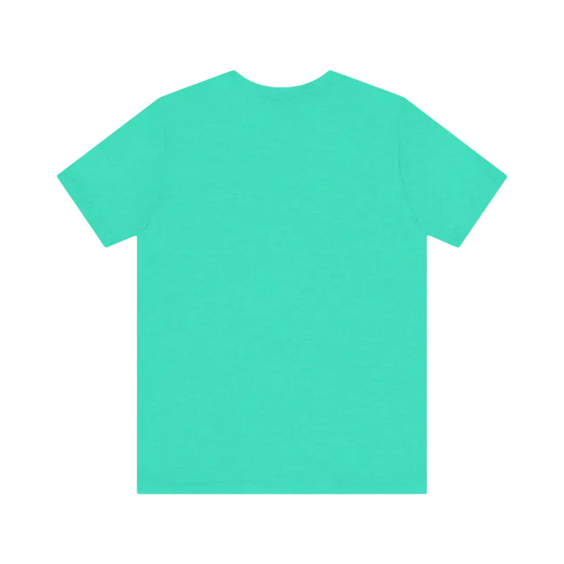 Aqua-colored Rhode Island Graphic Unisex Jersey Tee showcasing a stylish design