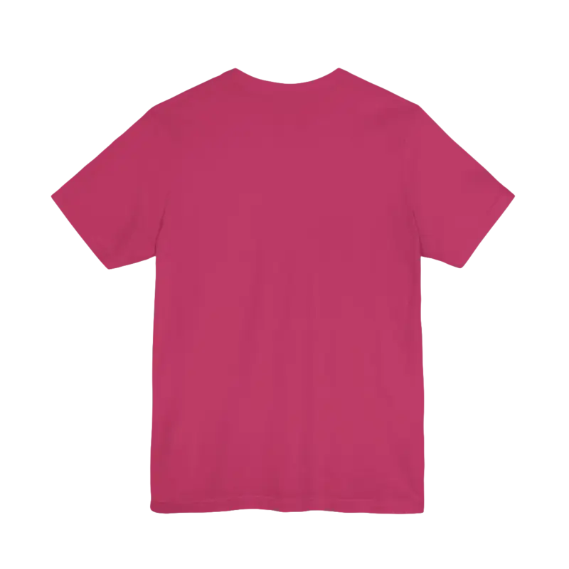 Magenta short-sleeved t-shirt from the Rhode Island Graphic Unisex Jersey Tee collection