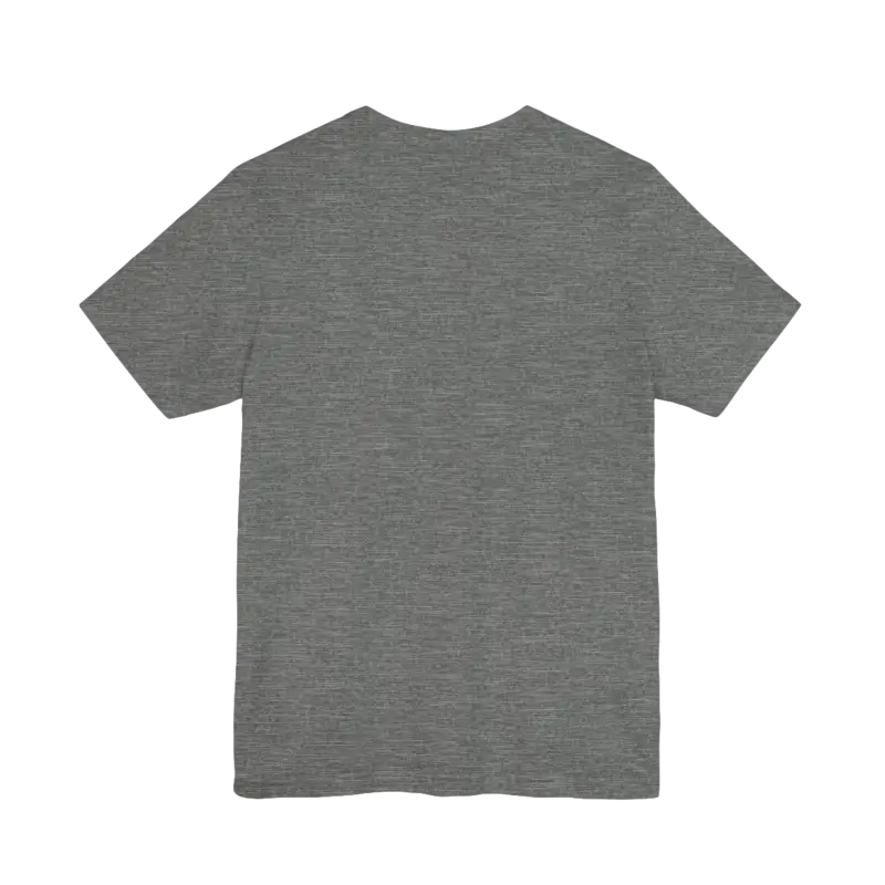 Gray short-sleeved t-shirt from the Rhode Island Graphic Unisex Jersey Tee collection