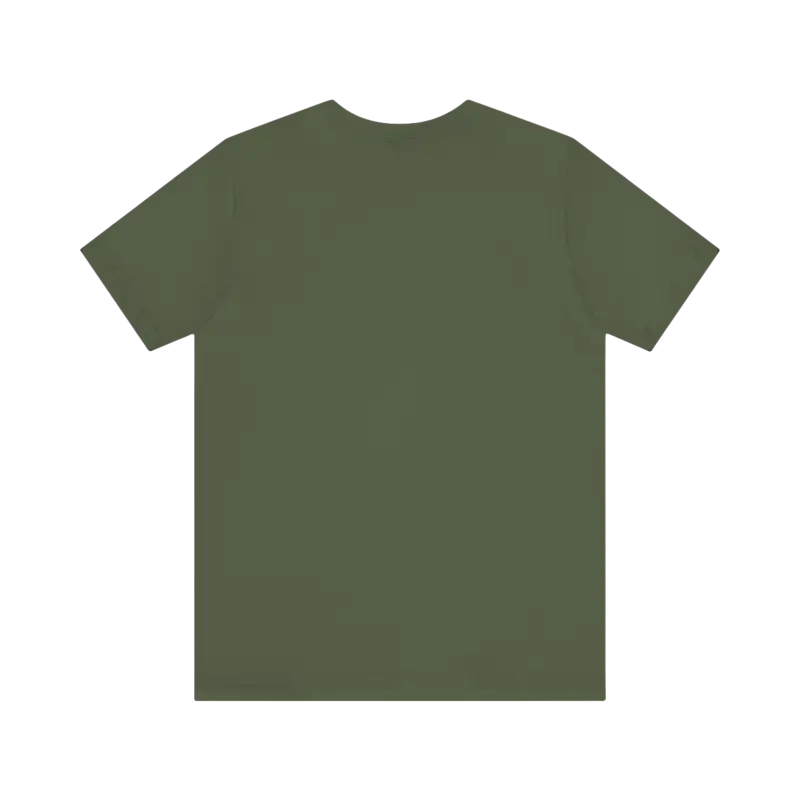 Olive green Rhode Island Graphic Unisex Jersey Tee showcasing a stylish design