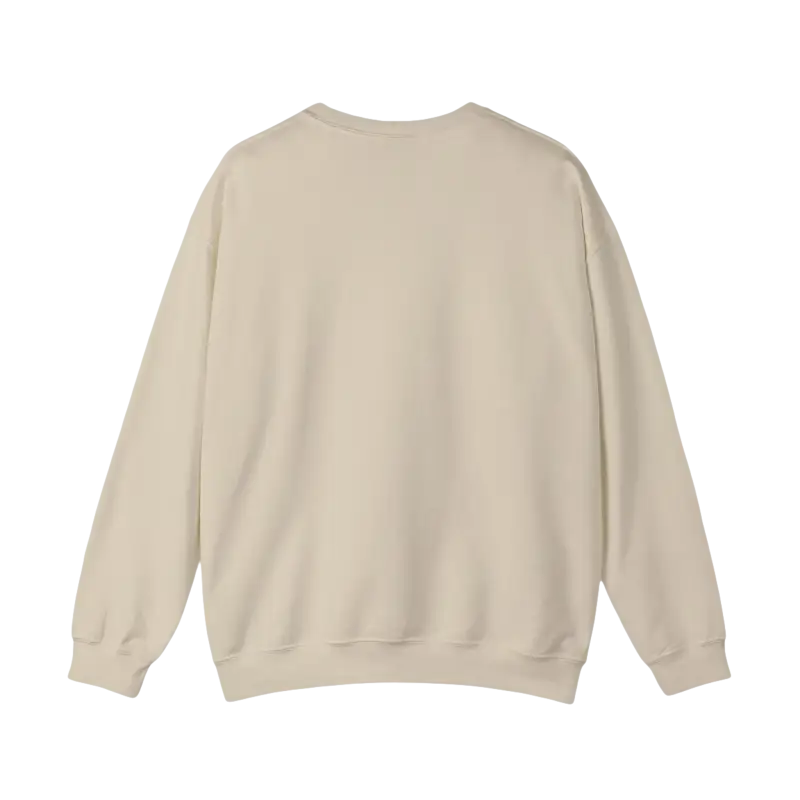 Beige crewneck sweatshirt from Rhode Island Sunset collection in Black, White, and Pink