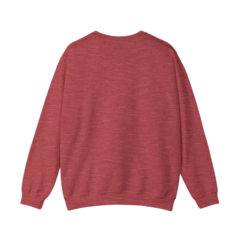 Red heathered sweatshirt from the Rhode Island Sunset Crewneck collection in Black, White, and Pink