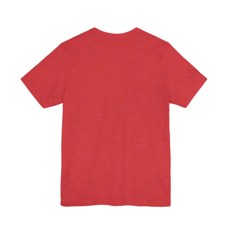 Red t-shirt from STEM Chariho Unisex Jersey Short Sleeve Tee for science enthusiasts