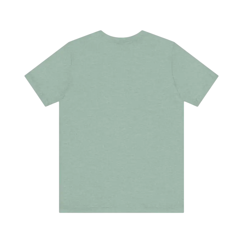 Seafoam green t-shirt from STEM Chariho for science enthusiasts and education supporters