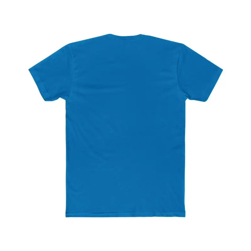 Blue crew neck t-shirt from Simple Dog Dad Unisex Cotton Crew Tee collection