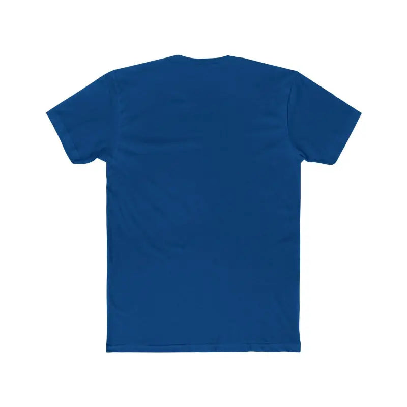 Blue crew neck t-shirt from Simple Dog Dad Unisex Cotton Crew Tee collection