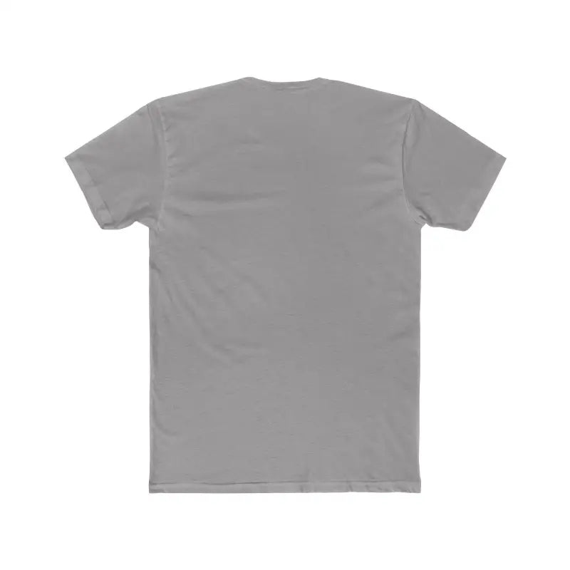 Gray crew neck t-shirt from the Simple Dog Dad Unisex Cotton Crew Tee collection