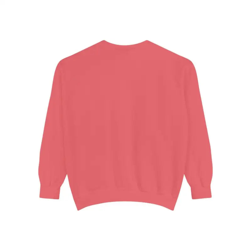 Salmon-colored crewneck sweatshirt from Sitting on the Dock Bite Me collection
