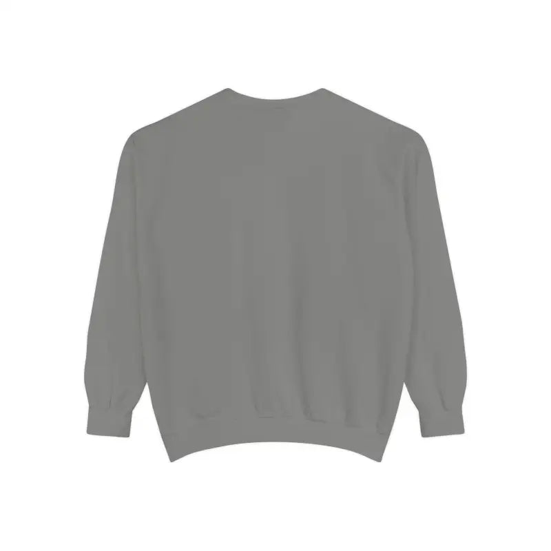 Gray crewneck sweatshirt from Sitting on the Dock Bite Me Unisex Garment Dyed collection