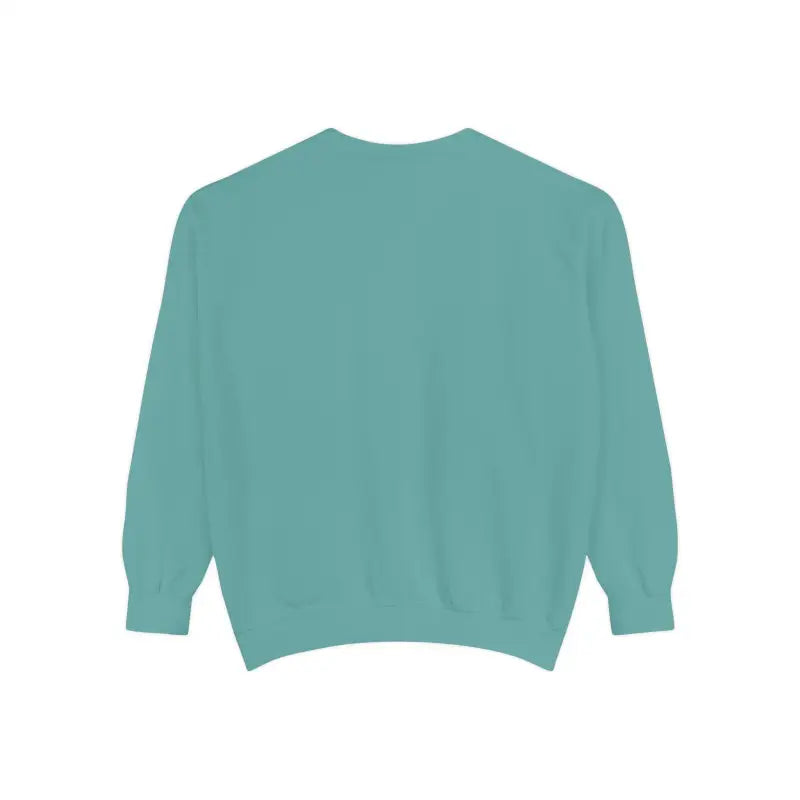 Turquoise crewneck sweatshirt from Sitting on the Dock Bite Me Unisex Garment Dyed collection