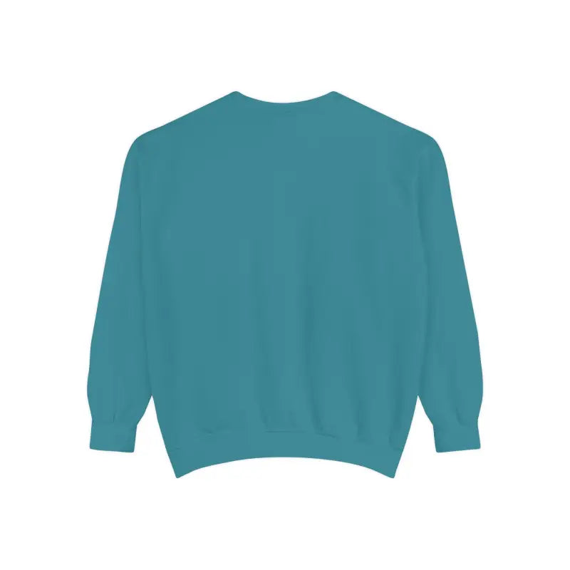 Turquoise crewneck sweatshirt from Sitting on the Dock Bite Me collection