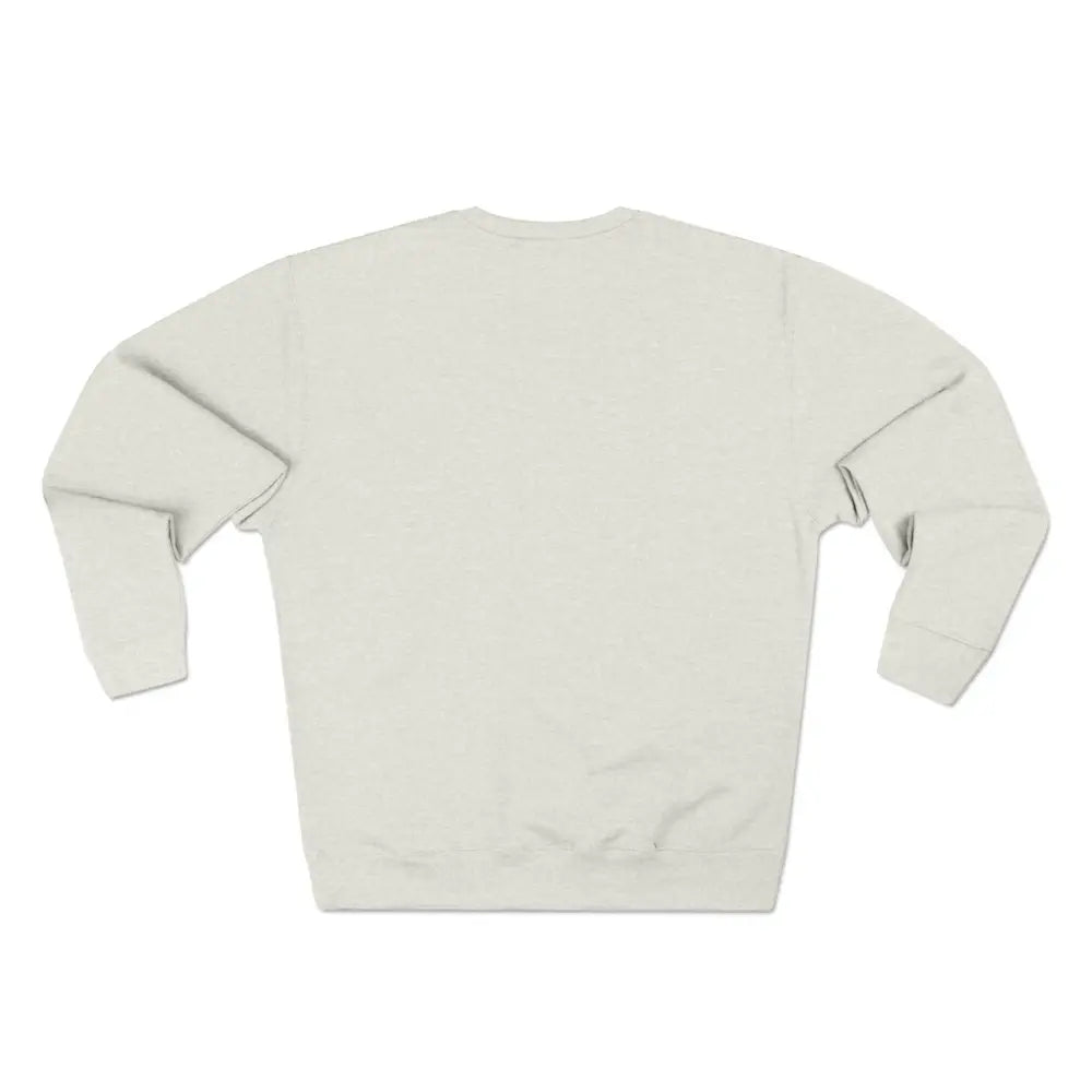 Beige crewneck sweatshirt from the Ski Bum Sweatshirt Collection in Blue, Beige, and Black
