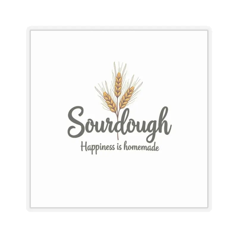 Sourdough Bakery logo sticker featuring a wheat graphic design