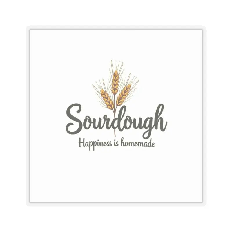 Sourdough Bakery sticker featuring a wheat graphic and sourdough-themed design