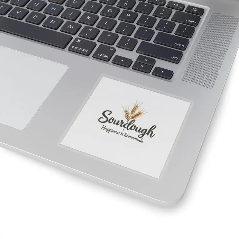Square sticker featuring a wheat graphic from Sourdough Bakery collection