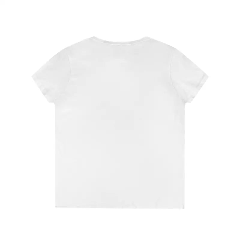 White short-sleeved STEM Charm Ladies V-Neck T-Shirt in science-inspired style