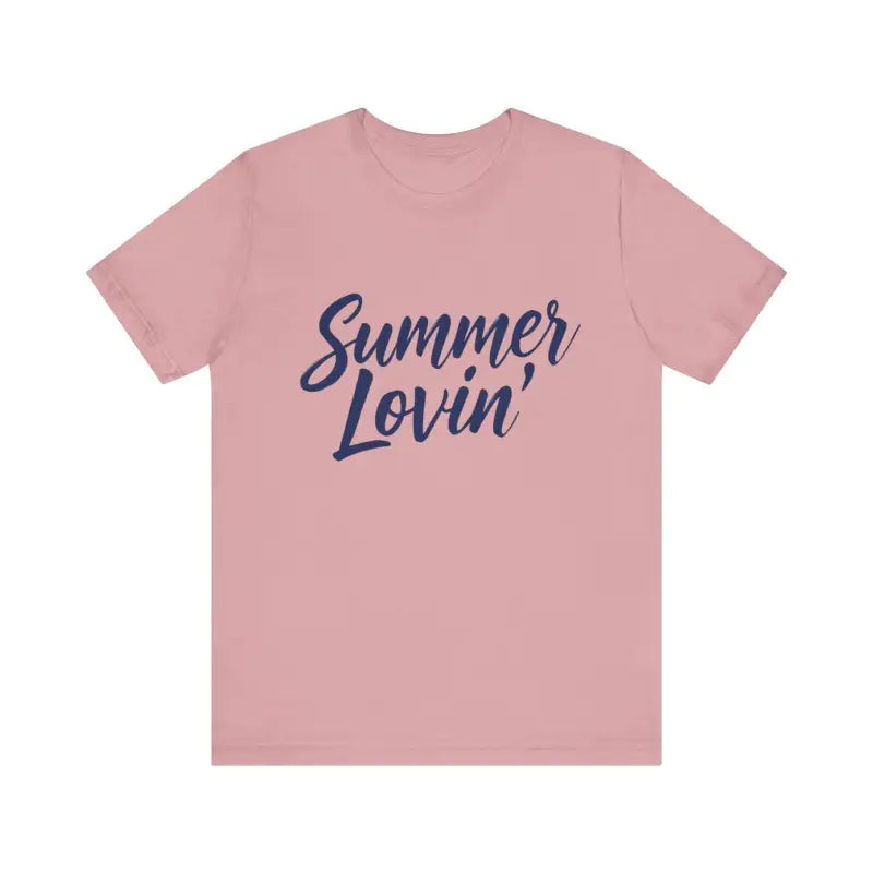 Pink Summer Lovin t-shirt from the Summer Lovin Unisex Jersey Tee collection