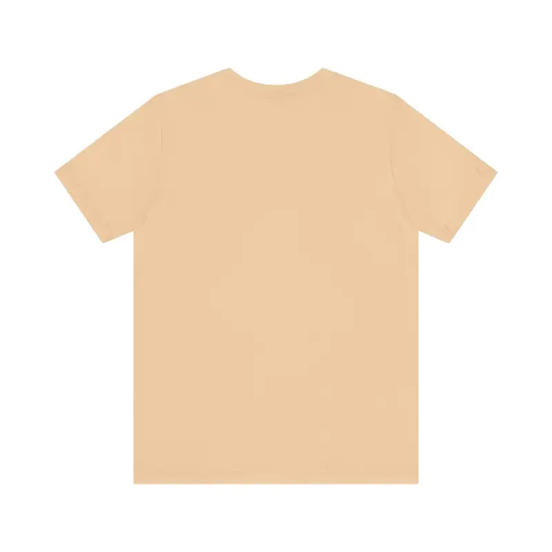 Plain tan t-shirt from Summer Lovin Unisex Jersey Tee in Beige Peach Aqua collection