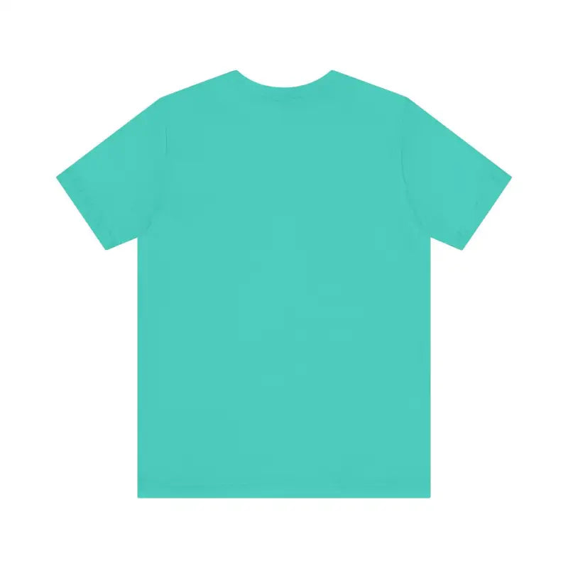 Aqua-colored t-shirt from the Summer Lovin Unisex Jersey Tee collection