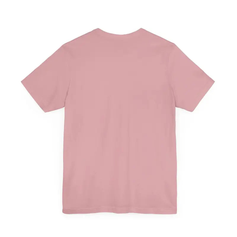 Dusty rose t-shirt from the Summer Lovin Unisex Jersey Tee collection in Beige Peach Aqua