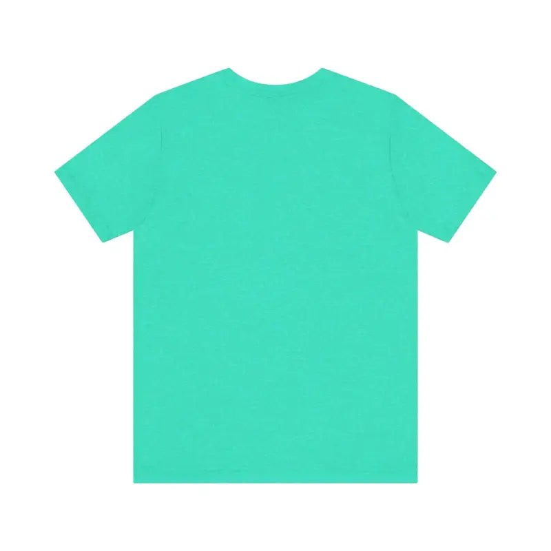 Aqua-colored Summer Lovin Unisex Jersey Tee in Beige Peach Aqua for a stylish summer look
