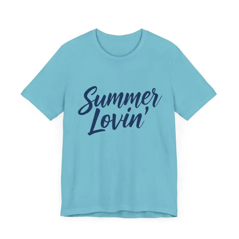 Light blue Summer Lovin t-shirt from Summer Lovin Unisex Jersey Tee collection