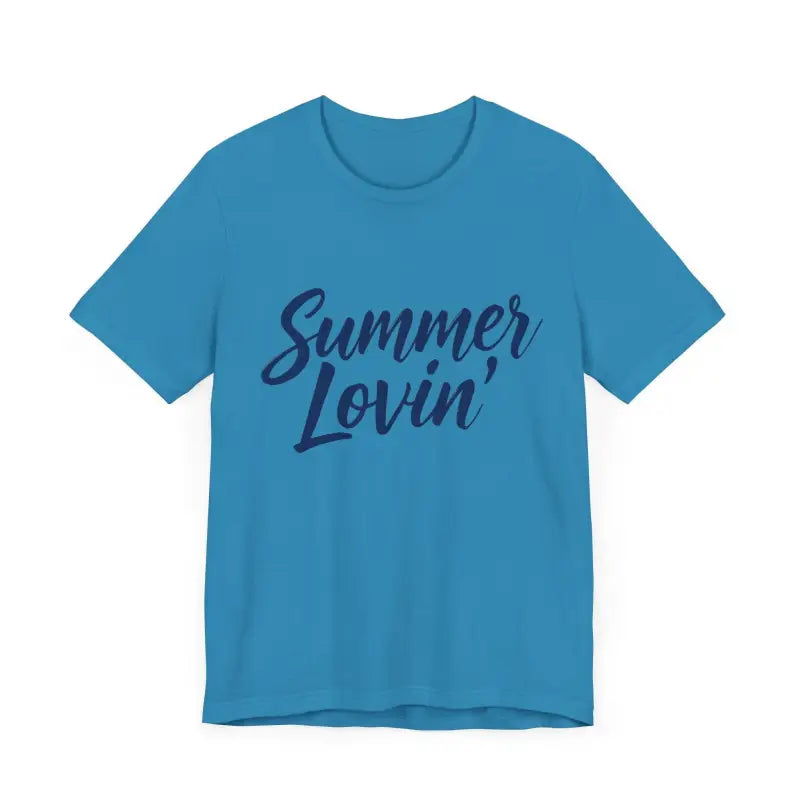 Blue Summer Lovin T-shirt from the Summer Lovin Unisex Jersey Tee collection