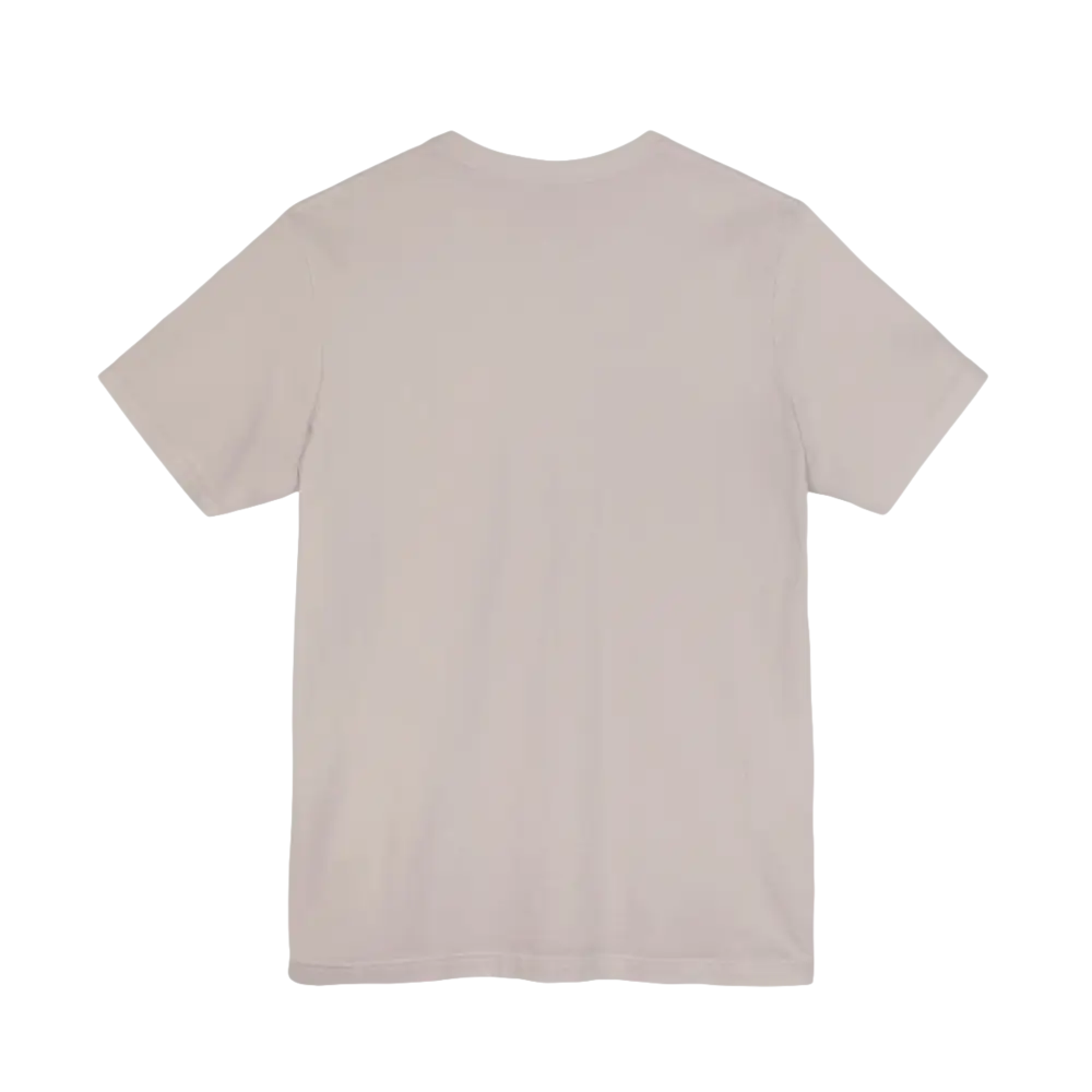 Beige short-sleeved t-shirt from the Summer Narragansett Rhode Island T Shirt Collection