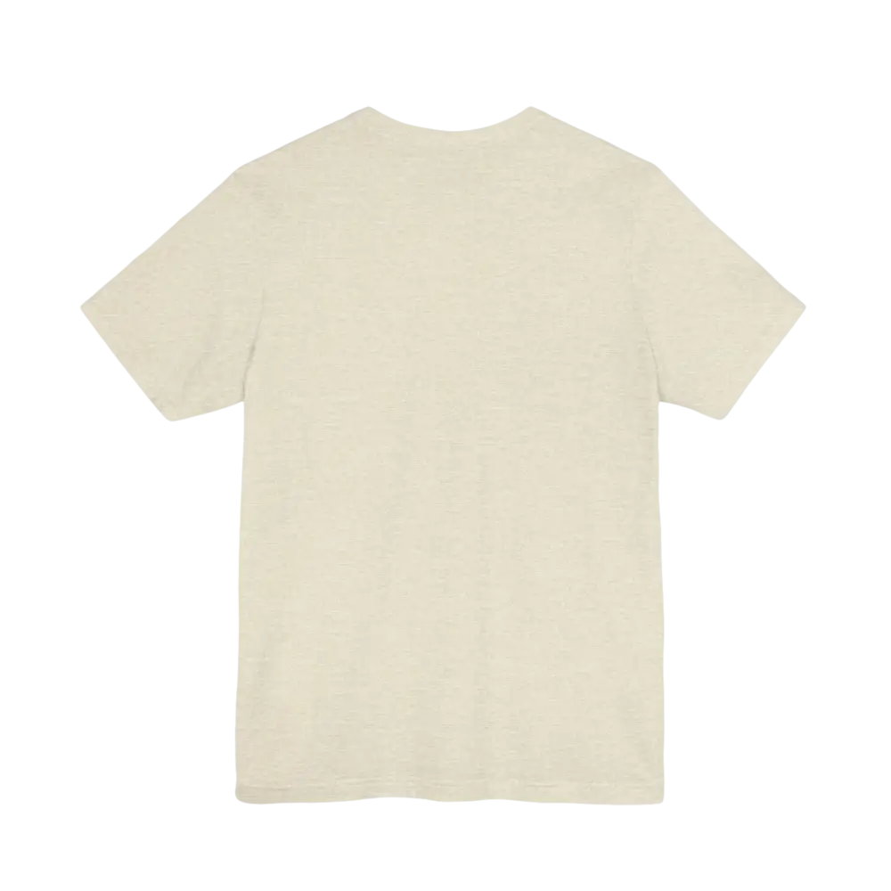 Beige short-sleeved t-shirt from the Summer Narragansett Rhode Island T Shirt Collection